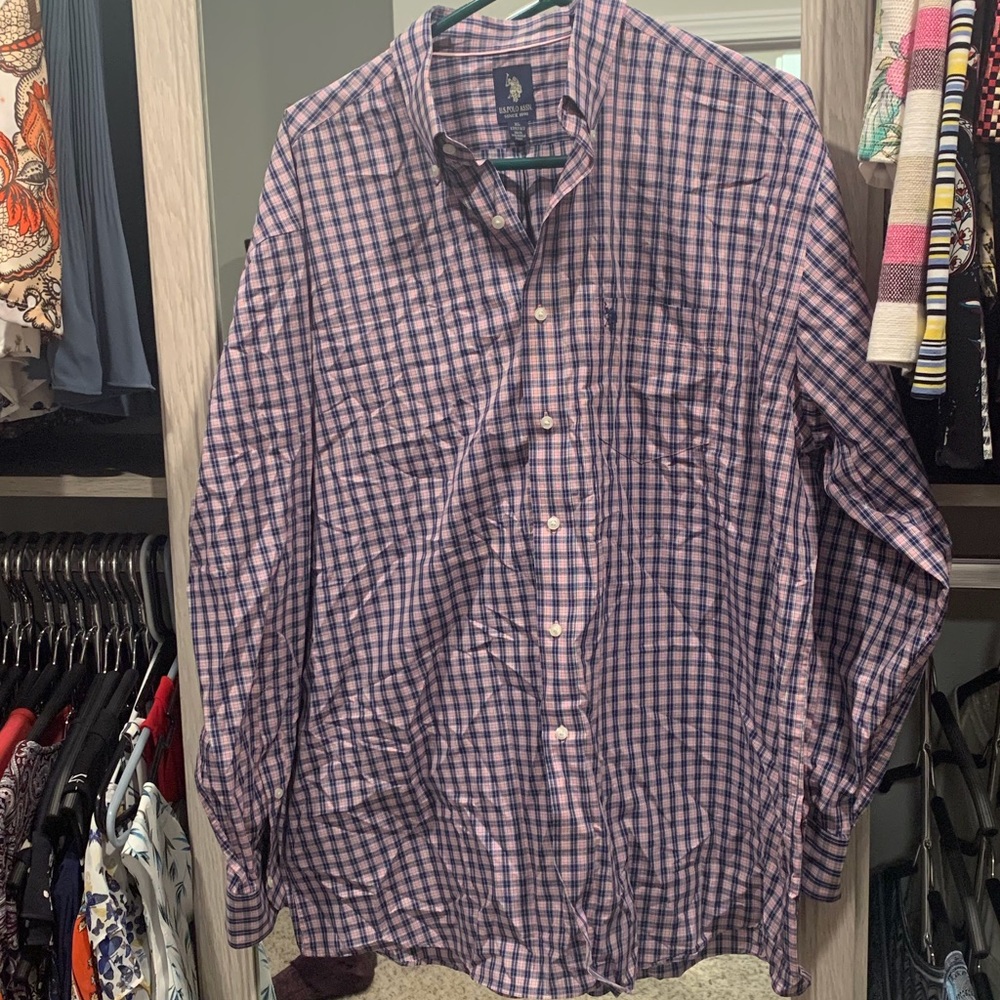 Men button up shirt
